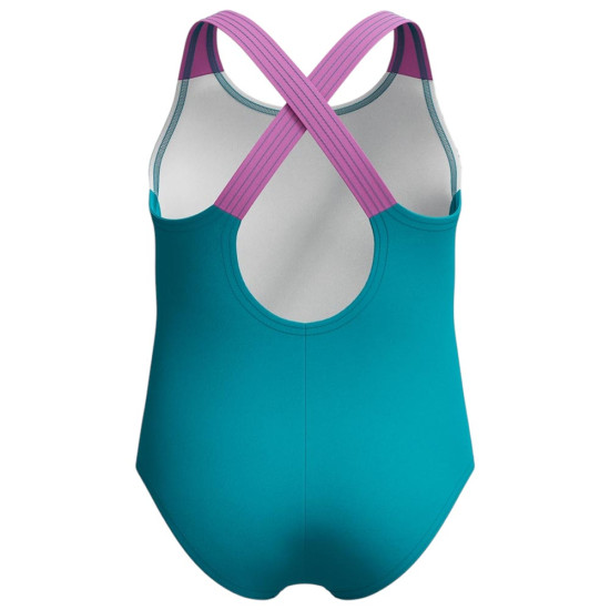 Speedo Βρεφικό ολόσωμο μαγιό Girls Learn to Swim Printed Crossback Swimsuit